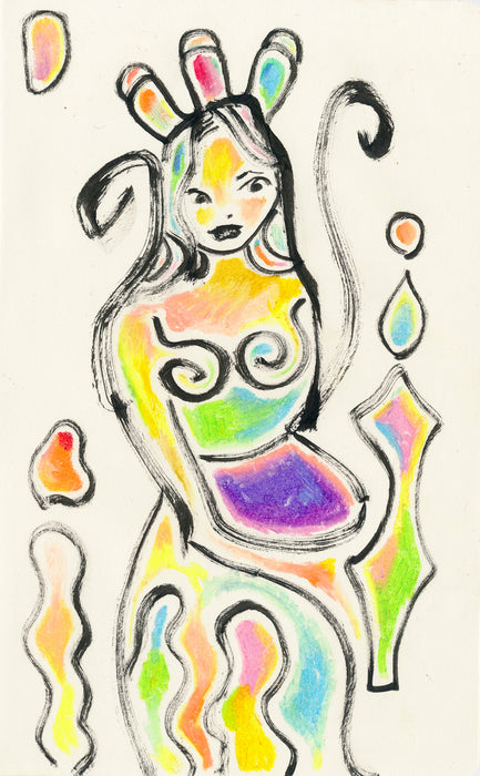 Rainbows in Argentina 1 Original Drawing