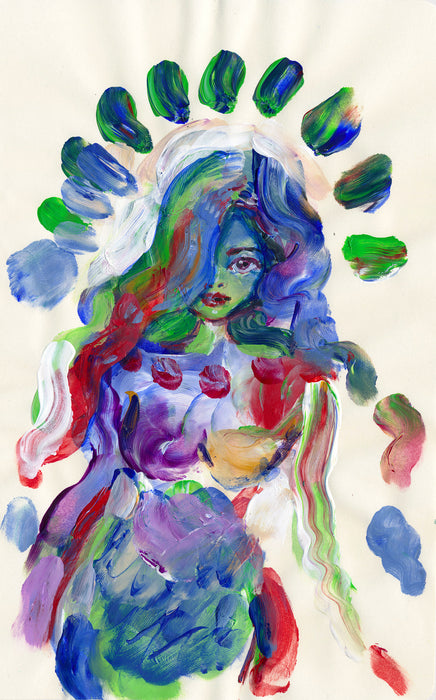 Fingerpaint in Argentina 2 Original Painting