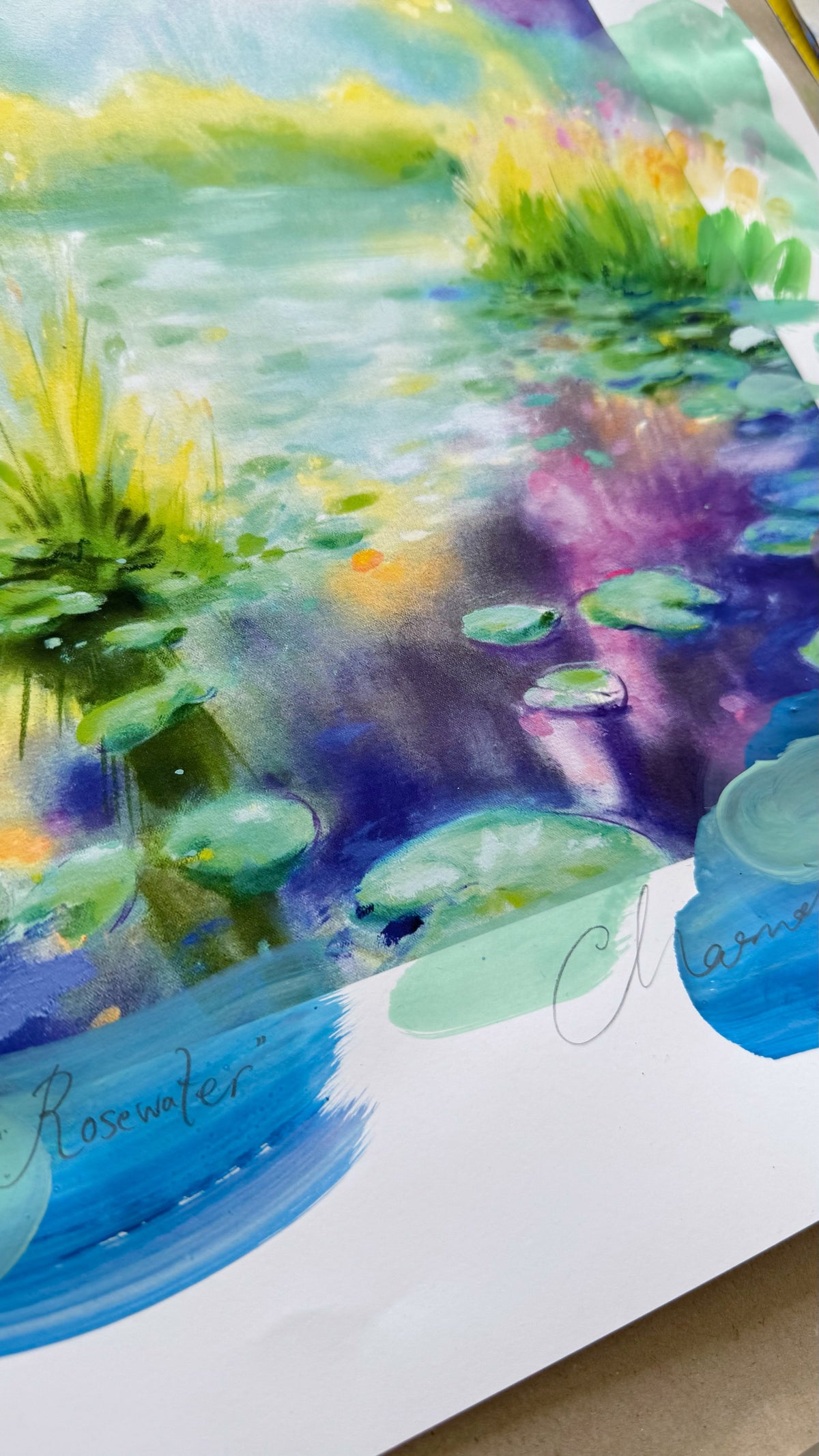 Rosewater Hand Embellished Limited Edition Print