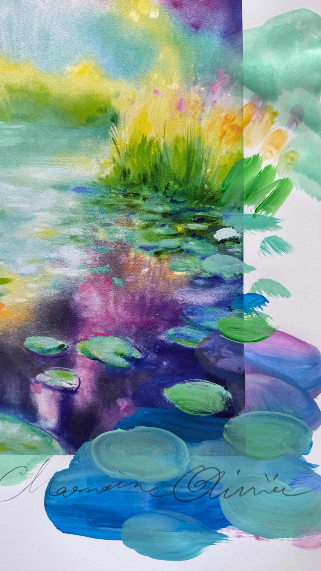 Rosewater Hand Embellished Limited Edition Print