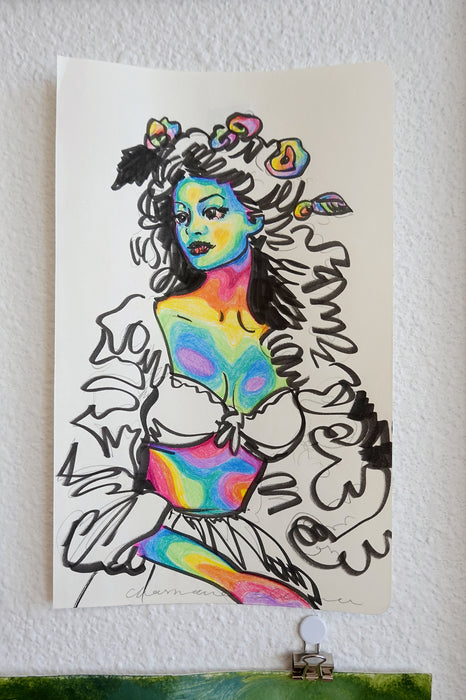 Iridia 8 Original Drawing