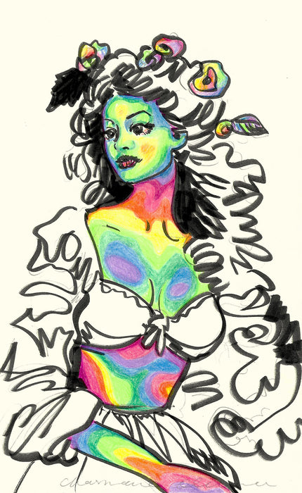 Iridia 8 Original Drawing