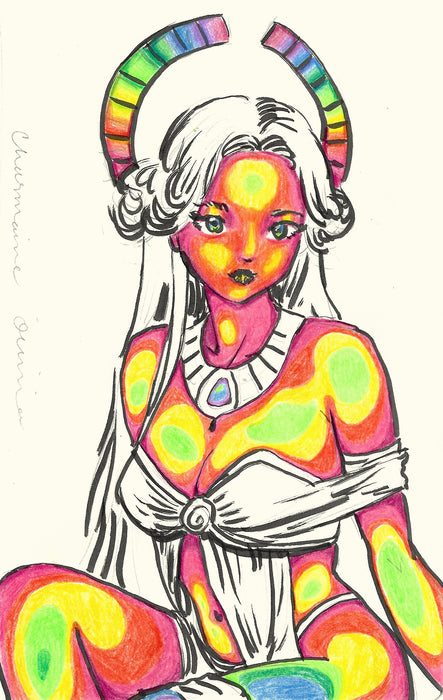 Iridia 10 Original Drawing