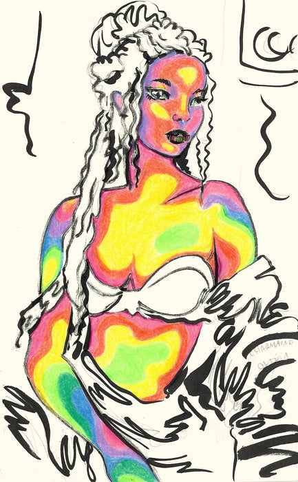 Iridia 13 Original Drawing