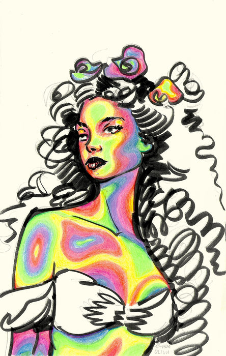 Iridia 1 Original Drawing
