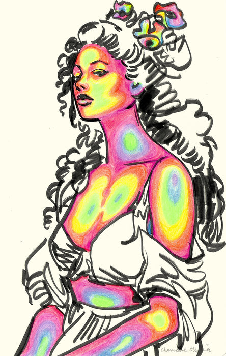 Iridia 2 Original Drawing