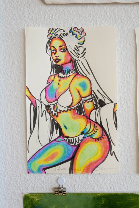 Iridia 4 Original Drawing