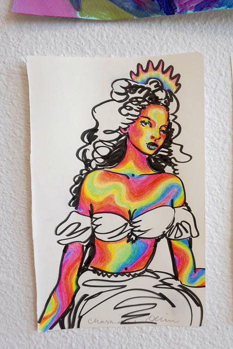 Iridia 5 Original Drawing