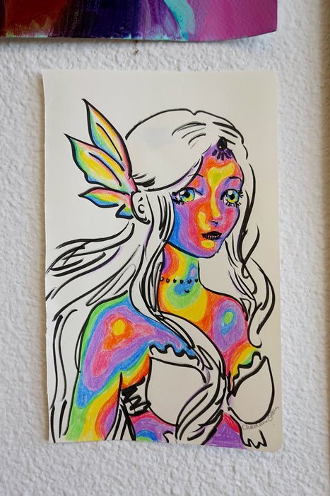 Iridia 7 Original Drawing
