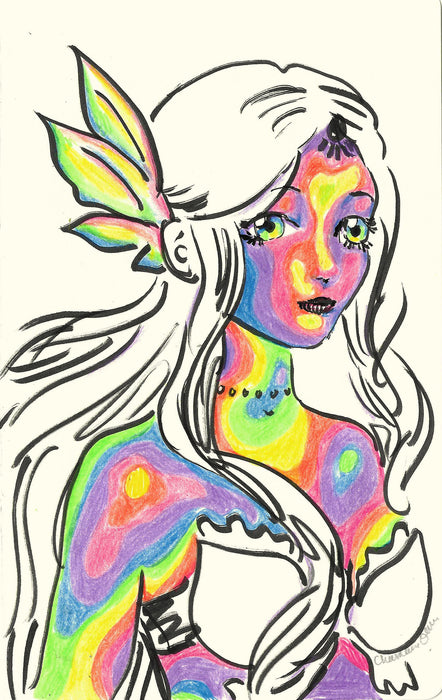 Iridia 7 Original Drawing