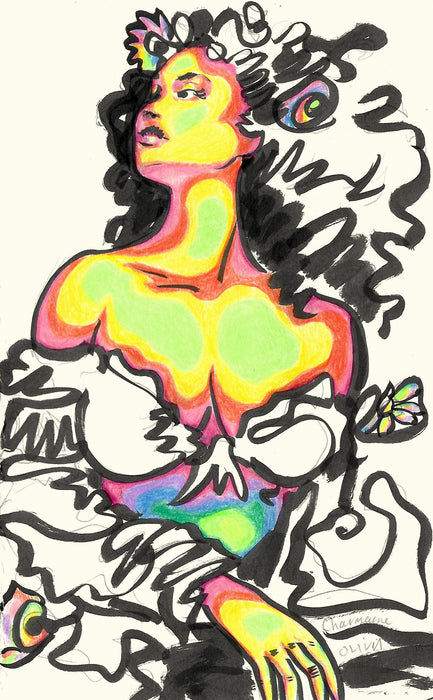 Iridia 9 Original Drawing