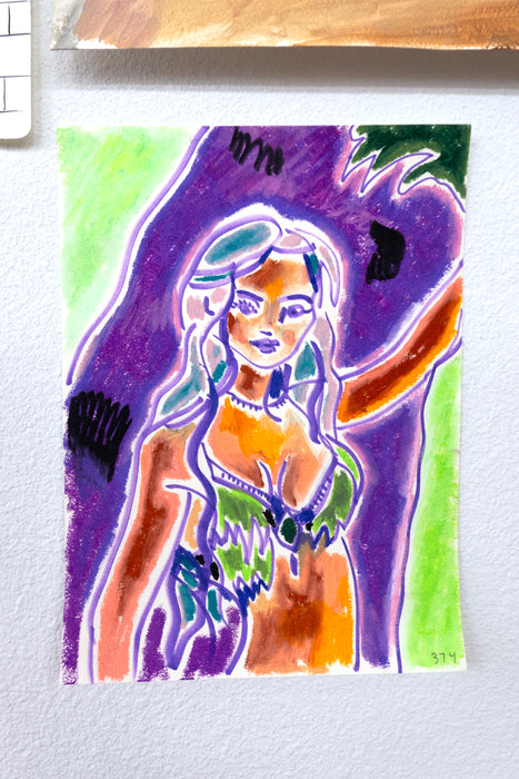 Amethyst Cave Original Drawing