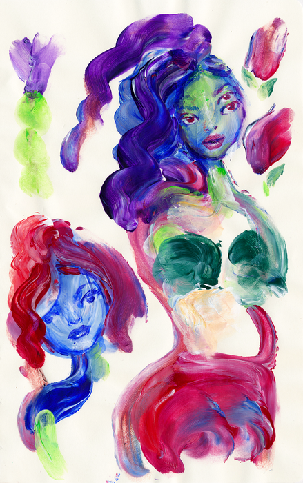 Fingerpaint in Argentina 1 Original Painting