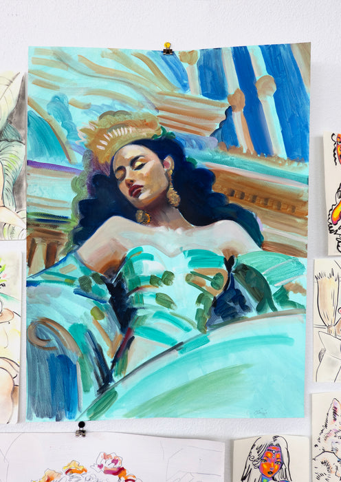 Atlantis Original Oil Painting