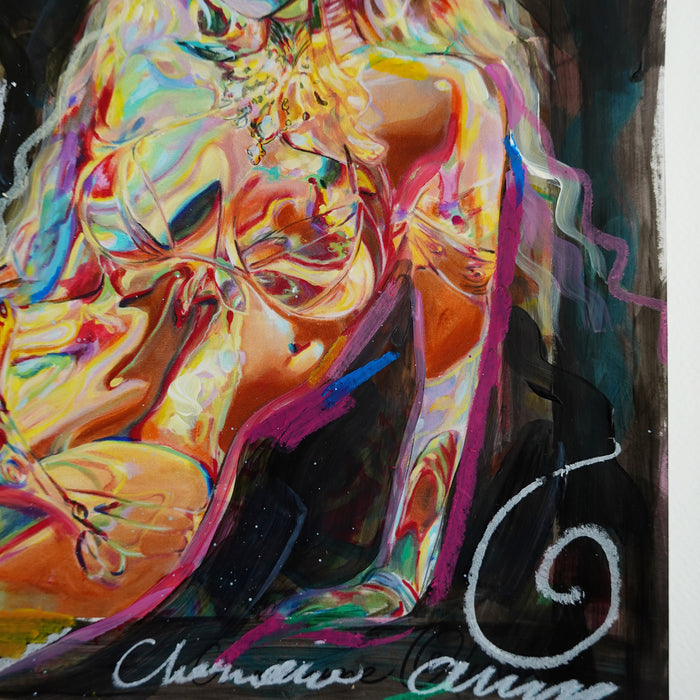 Light Bender 12x12 Hand Embellished Print