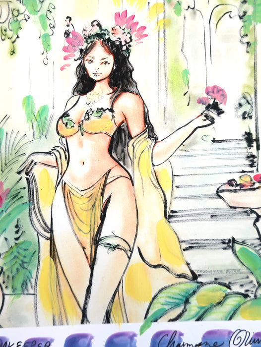 Bloomkeeper 8x10 Hand Embellished Print