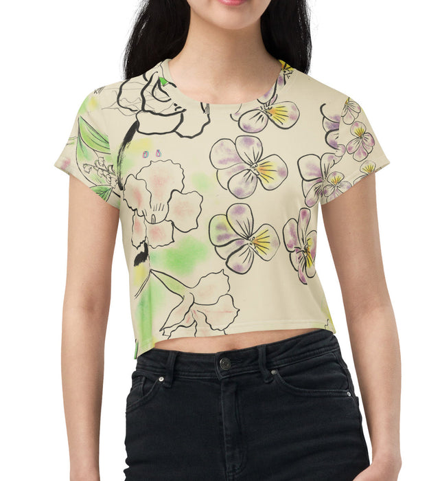 Botanical Crop Tee