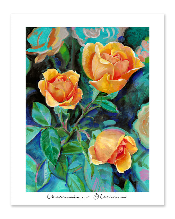 Buttery Roses 16x20 Print