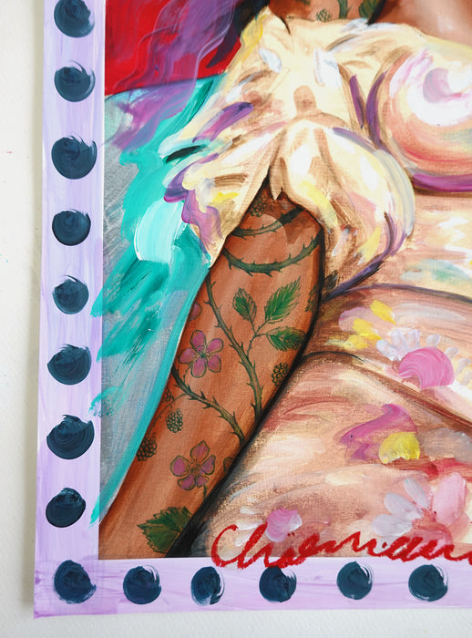 Callia 16x20 Hand Embellished Print