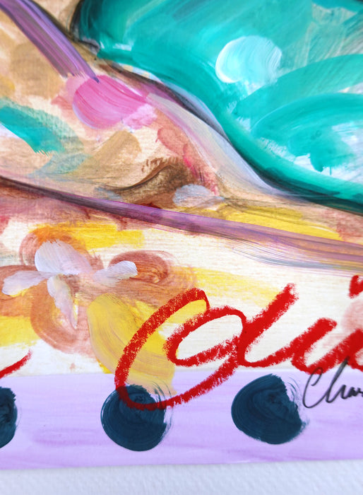 Callia 16x20 Hand Embellished Print