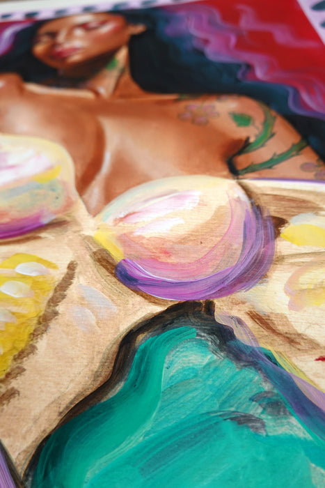 Callia 16x20 Hand Embellished Print