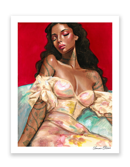 Callia the Blackberry Priestess Print