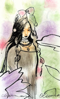Ancient Future Original Drawing