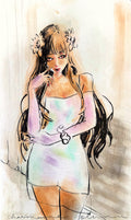 Moody Charmira Original Drawing