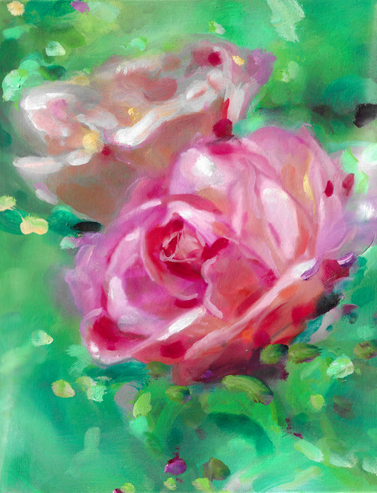 Cherry Lime Perfume Original Oil Painting