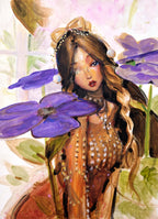 Forget Me Not Original Oil Painting