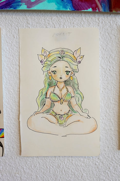 Forest Spirit Original Drawing