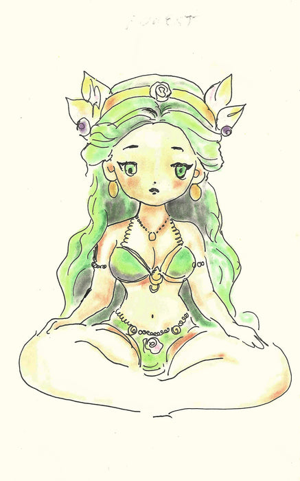 Forest Spirit Original Drawing