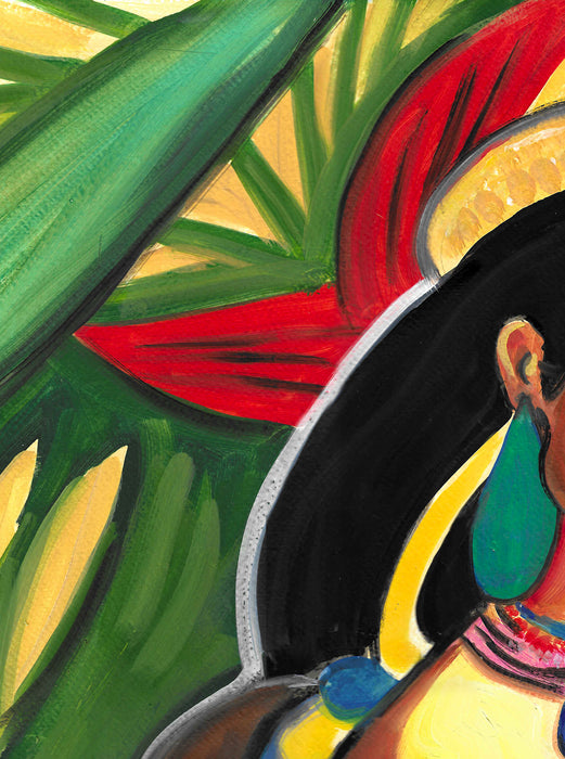 Golden Original Oil Painting