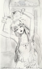 I Heart You Original Pencil Sketch