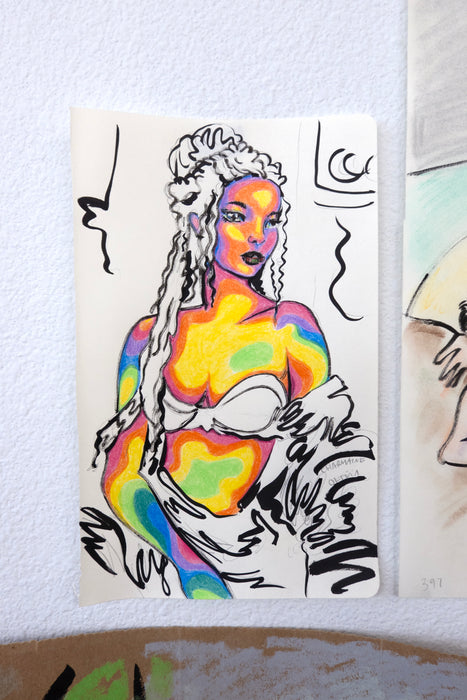 Iridia 13 Original Drawing