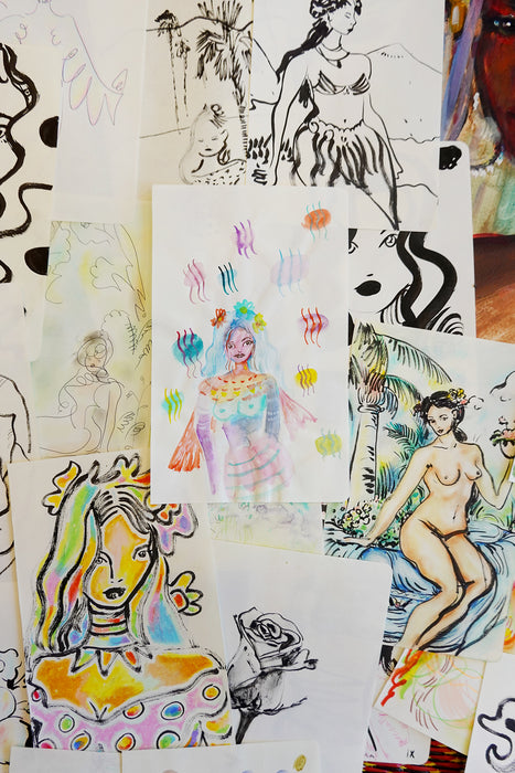 Mystery Sketch + Original Painting Giveaway