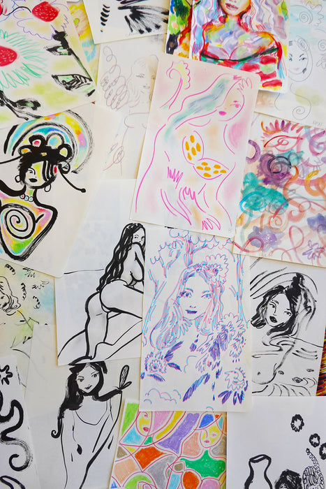 Mystery Sketch + Original Painting Giveaway