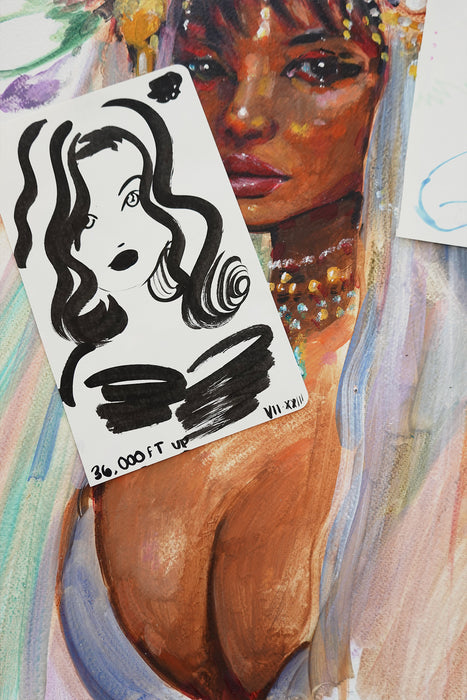 Mystery Sketch + Original Painting Giveaway