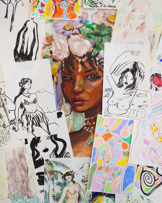 Mystery Sketch + Original Painting Giveaway