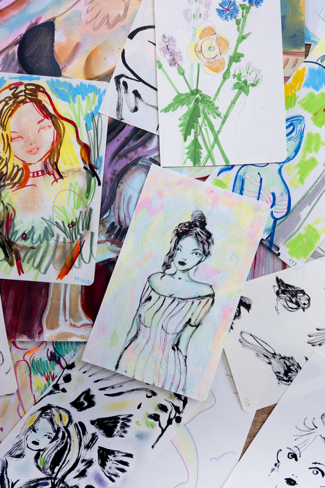 Mystery Sketch + Original Painting Giveaway