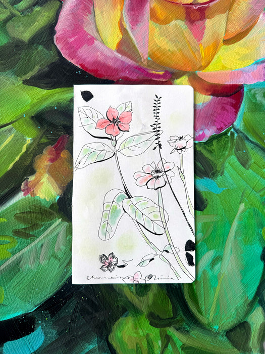 Periwinkle Original Drawing