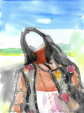 Riverside Original Watercolor Painting