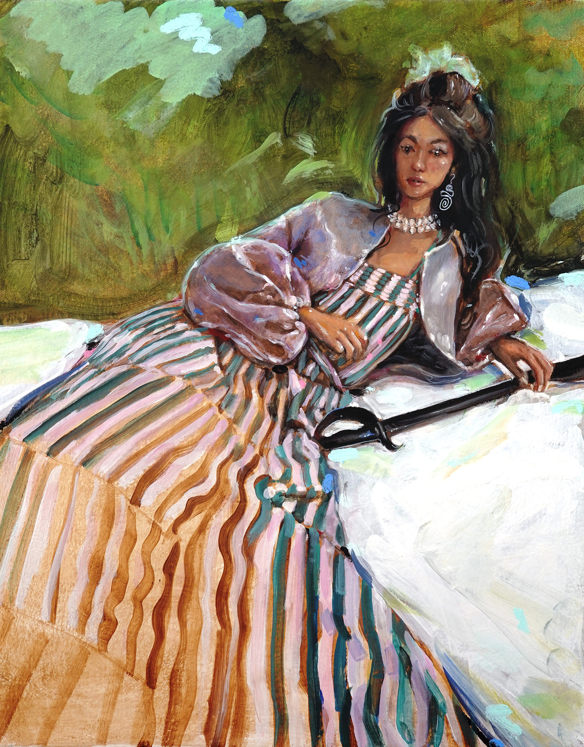 Romantasy Original Oil Painting