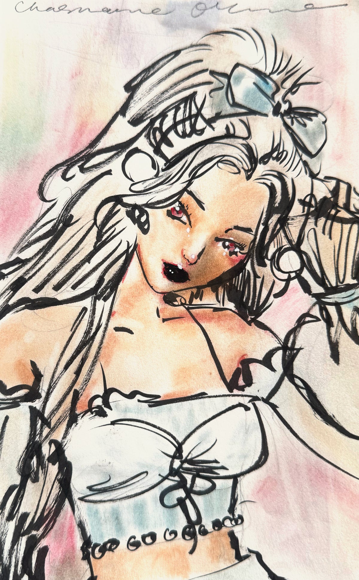 Romantic Original Drawing