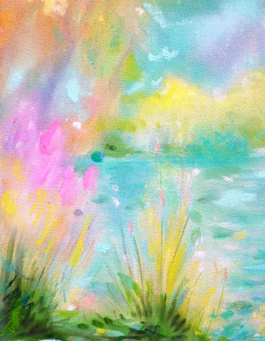 Rosewater Original Oil Painting