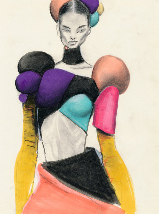 Soft Armor Original Drawing