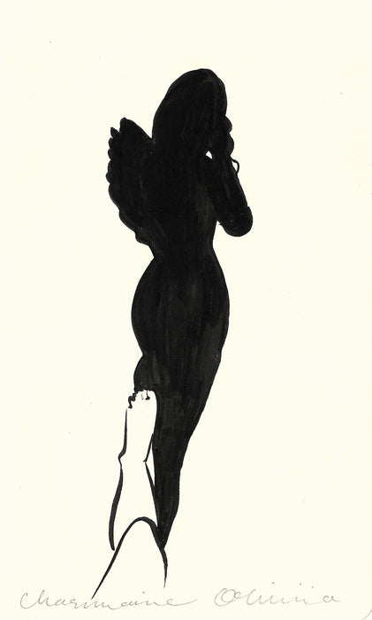 Shadow Selfie 1 Original Drawing