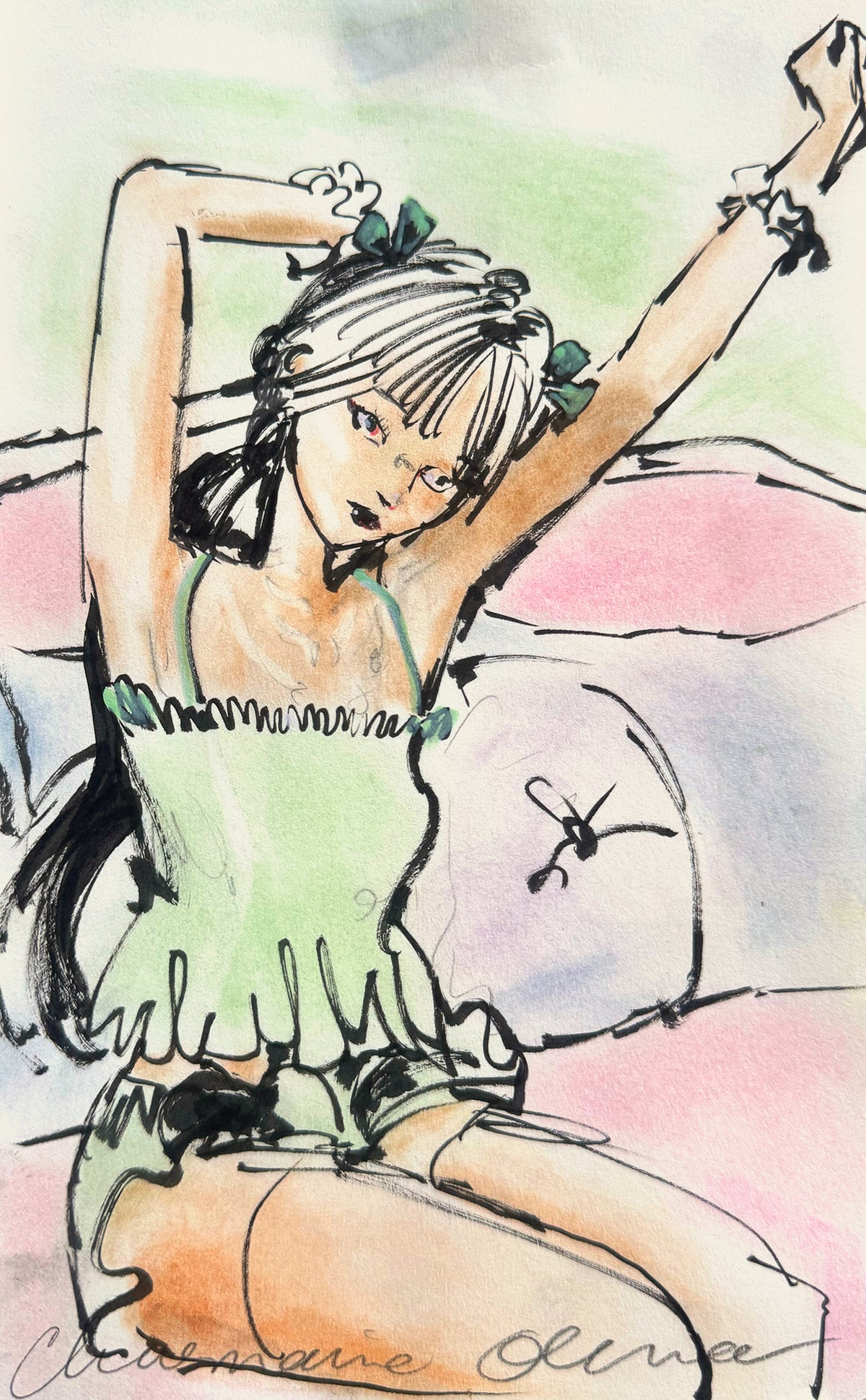 Sleepy Original Drawing