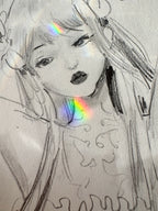 I Heart You Original Pencil Sketch