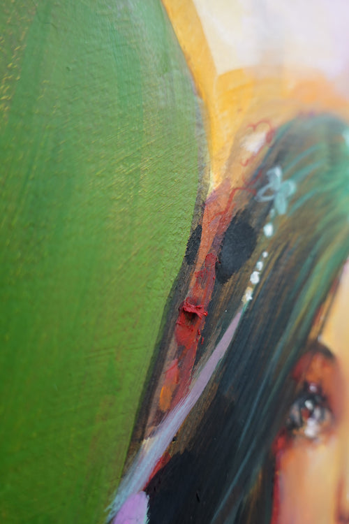 Charmira at Sunset Original Oil Painting
